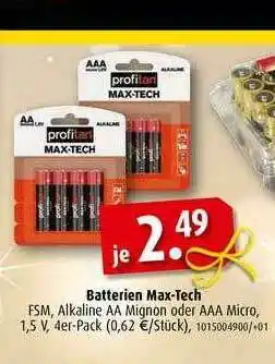 ROLLER Batterien Max-tech Angebot