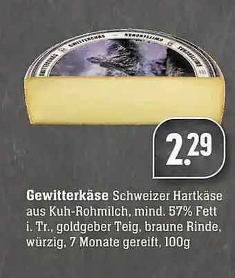 Scheck-in-Center Gewitterkäse Angebot