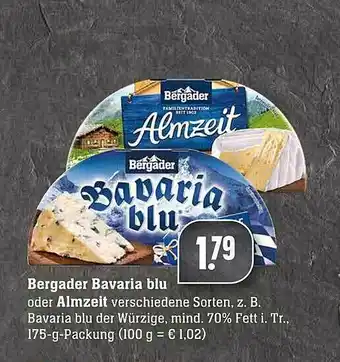 Scheck-in-Center Bergader Bavaria Blu Oder Almzeit Angebot