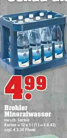 trinkgut Brohler Mineralwasser Angebot