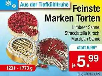 Zimmermann Feinste Marken Torten Angebot