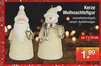 Zimmermann Kerze Weihnachtsfigur Angebot