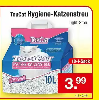 Zimmermann Topcat Hygiene-katzenstreu Angebot