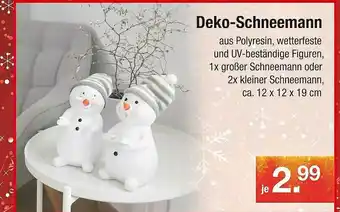 Zimmermann Deko-schneemann Angebot