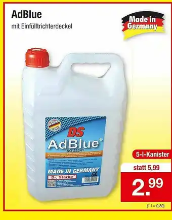 Zimmermann Adblue Angebot