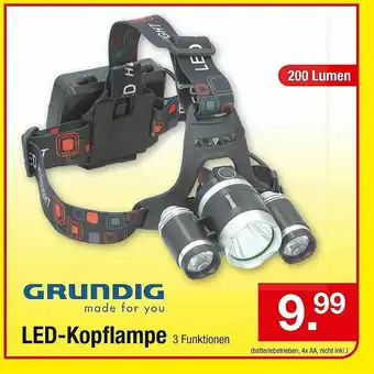 Zimmermann Grundig Led Kopflampe Angebot