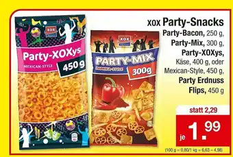 Zimmermann Xox Party-snack Angebot