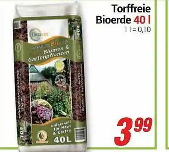 CENTERSHOP Torffreie Bioerde 40l Angebot