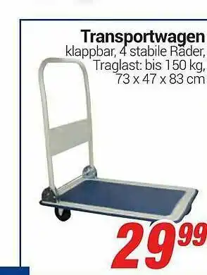 CENTERSHOP Transportwagen Angebot