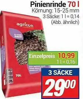 CENTERSHOP Pinienrinde 70l Angebot