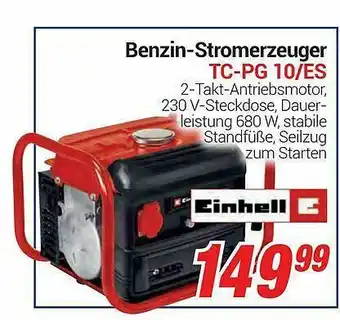 CENTERSHOP Bemzin-stromerzeuger Tc-pg 10-es Angebot