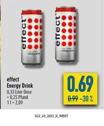 diska Effect Enegry Drink Angebot