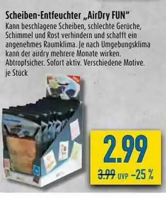 diska Scheiben-entfeuchter „airdry Fun” Angebot