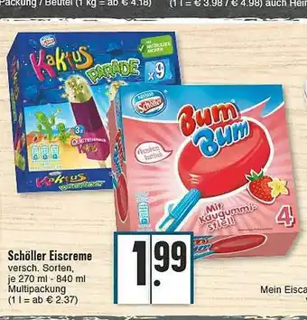 E-Center Schöller Eiscreme Angebot