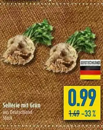 diska Sellerie Mit Grün Angebot