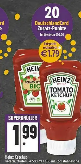 E-Center Heinz Ketchup Angebot