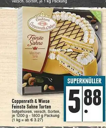 E-Center Coppenrath & Wiese Feinste Sahne Torten Angebot