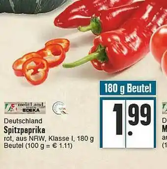 E-Center Deutschland Spitzpaprika Angebot