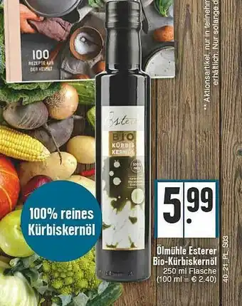 E-Center ölmühle Esterer Bio-kürbiskernöl Angebot