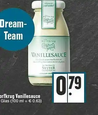 E-Center Dorfkrug Vanillesauce Angebot