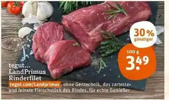 tegut Tegu... Landprimus Rinderfilet Angebot