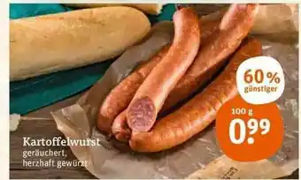 tegut Kartoffelwurst Angebot