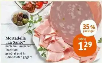 tegut Mortadella „la Santo” Angebot