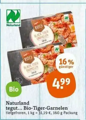 tegut Naturland Tegut... Bio-tiger-garnelen Angebot