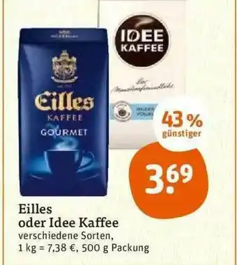 tegut Eilles Oder Idee Kaffee Verschiedene Sorten Angebot