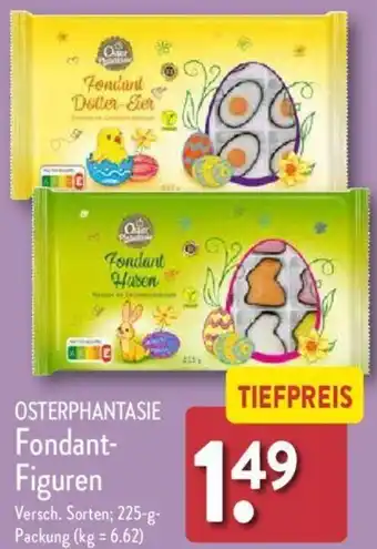 Aldi Nord OSTERPHANTASIE Fondant-Figuren 225 g Packung Angebot