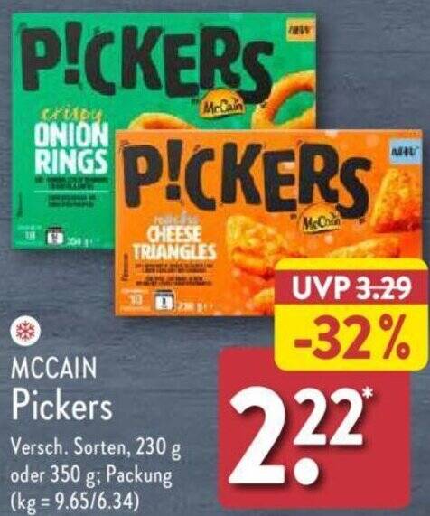 MCCAIN Pickers 230 g oder 350 g Angebot bei Aldi Nord