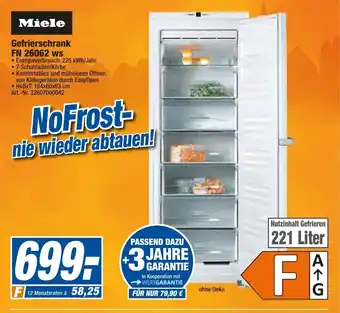 expert Techno Land Miele Gefrierschrank FN 26062 ws Angebot