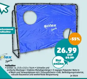 PENNY Solex Sports Fußballtor Angebot