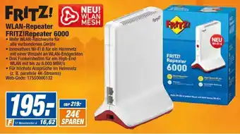 expert Techno Land WLAN Repeater FRITZ! Repeater 6000 Angebot