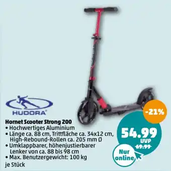 PENNY Hudora Hornet Scooter Strong 200 Angebot