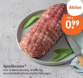 tegut Spießbraten 100 g Angebot