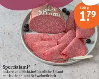 tegut Sportsalami 100 g Angebot