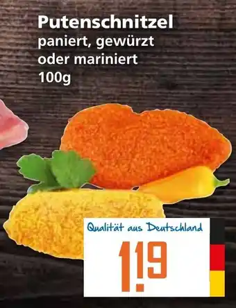 Klaas und Kock Putenschnitzel  100g Angebot