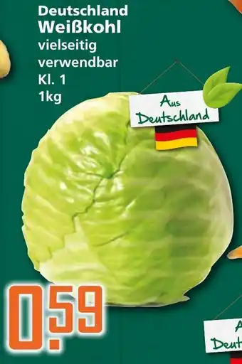 Klaas und Kock Deutschland Weißkohl 1kg Angebot