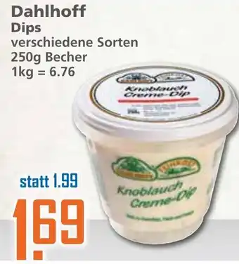 Klaas und Kock Dahlhoff Dips 250g Becher Angebot