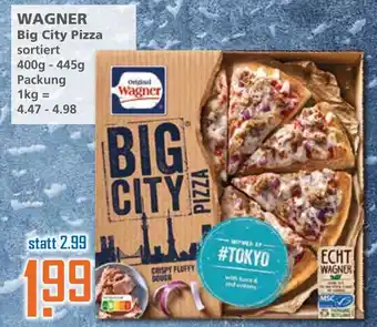 Klaas und Kock Wagner Big City Pizza 400-445g Angebot