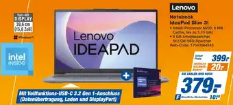 expert Techno Land Lenovo Notebook IdeaPad Slim 3i Angebot