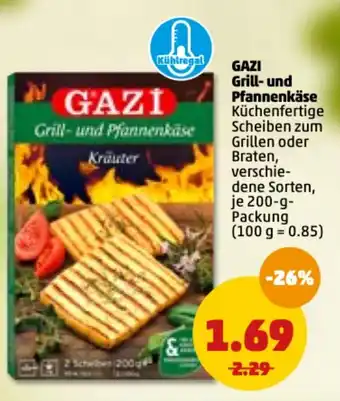 PENNY Gazi Grill und Pfannenkäse 200g Angebot