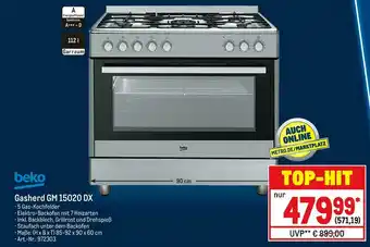 METRO Beko gasherd gm 15020 dx Angebot