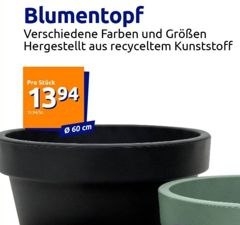Blumentopf  60 cm Angebot bei Action
