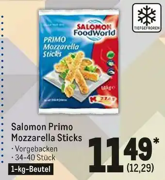 METRO Salomon primo mozzarella sticks Angebot