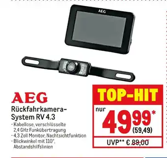 METRO Aeg rückfahrkamera-system rv 4.3 Angebot