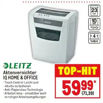 METRO Leitz aktenvernichter iq home & office Angebot