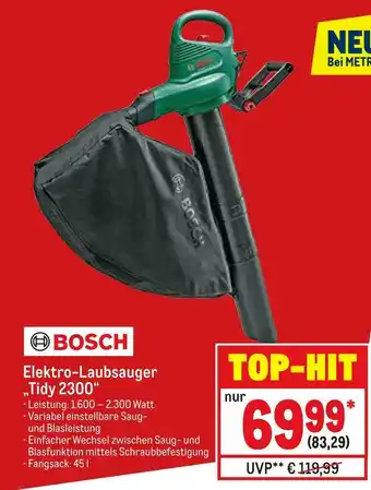 METRO Bosch elektro-laubsauger tidy 2300 Angebot