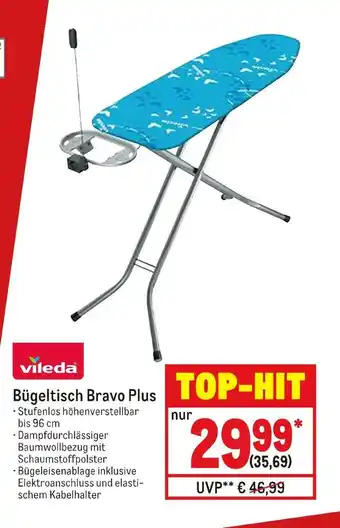 METRO Vileda bügeltisch bravo plus Angebot